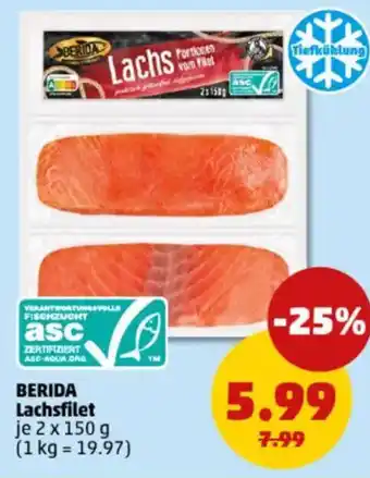 PENNY BERIDA Lachsfilet Angebot