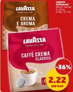 PENNY LAVAZZA Kaffeepads Angebot