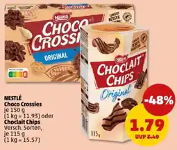 PENNY NESTLÉ Choco Crossies oder Choclait Chips Angebot