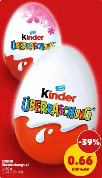 PENNY KINDER Überraschungs-Ei Angebot