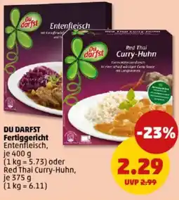 PENNY DU DARFST Fertiggericht Angebot