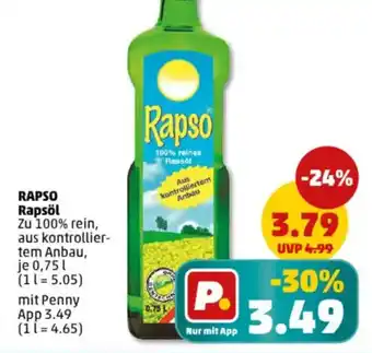 PENNY RAPSO Rapsöl Angebot