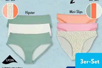 Aldi Süd Up2Fashion Damen Frühlings-Slips 3er-Set Angebot