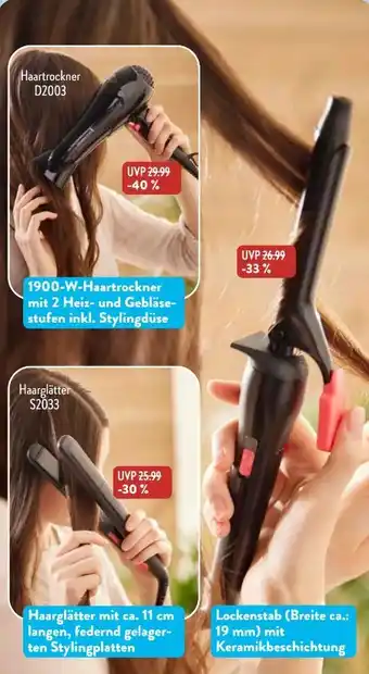 Aldi Süd Remington My Stylist Haarstyling-Gerät Angebot