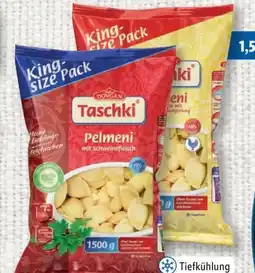 Lidl Dovgan Taschki Pelmeni mit Schweinefleisch Angebot