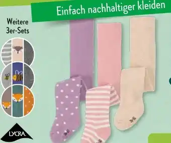 Aldi Süd Lily & Dan Kinder Strumpfhose 3er-Set Angebot