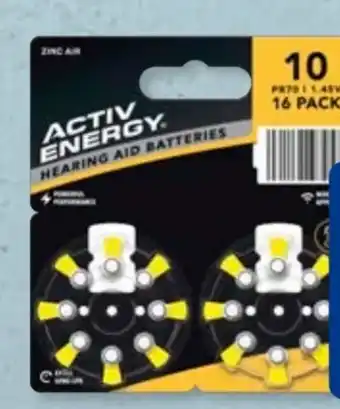 Aldi Süd Activ Energy Hörgerätebatterien Angebot