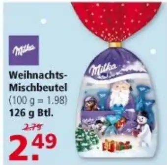 Multi Markt Milka Weihnachts Mischbeutel 126g Btl. Angebot