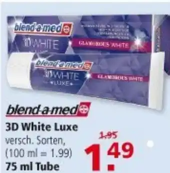 Multi Markt Blend a med 3D White Luxe 75ml Angebot