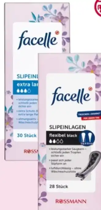 Rossmann Facelle Slipeinlagen Angebot