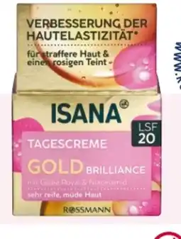 Rossmann Isana Gold Brilliance Tagescreme Angebot