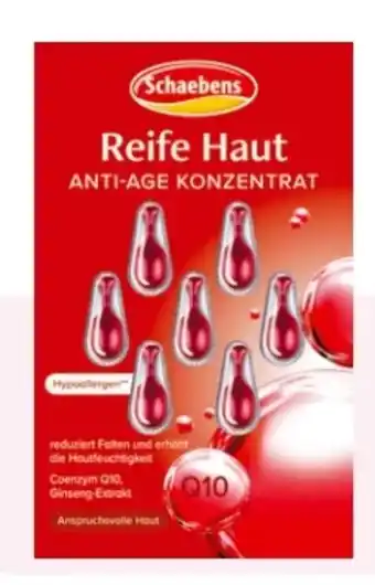 Rossmann Schaebens Reife Haut Anti-Age Konzentrat Angebot