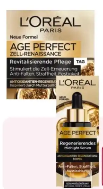 Rossmann L'Oréal Paris Age Perfect Zell Renaissance Tagespflege Angebot