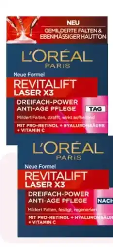 Rossmann L'Oréal Paris Revitalift Laser X3 Tagespflege Angebot