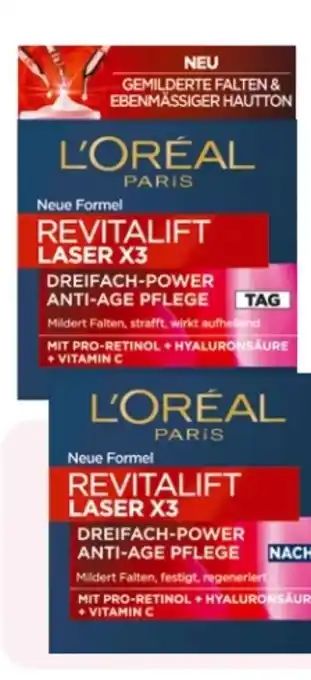 Rossmann L'Oréal Paris Revitalift Laser X3 Tagespflege Angebot