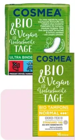 Rossmann Cosmea Bio & Vegan Binden Angebot