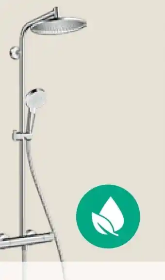 OBI Hansgrohe Duschsäule Crometta S 240 1jet Varia Showerpipe Angebot