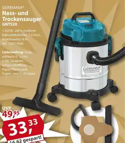 Sonderpreis Baumarkt GERMANIA Nass- und Trockensauger GNTS20 Angebot