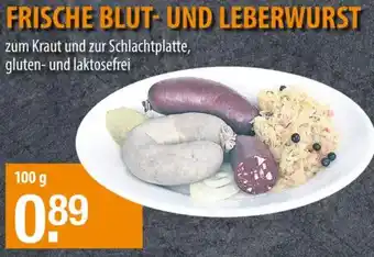 V Markt Frische blut- und leberwurst Angebot