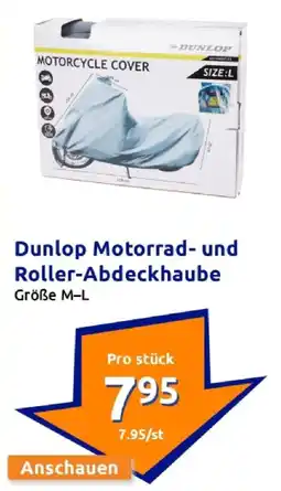 Action Dunlop motorrad- und roller-abdeckhaube Angebot