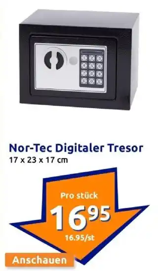 Action Nor-tec digitaler tresor Angebot