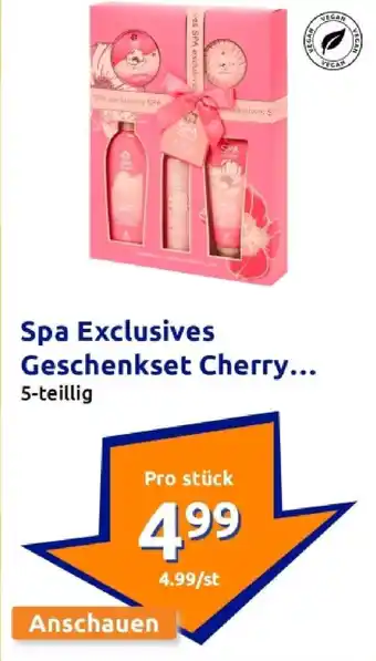 Action Spa exclusives geschenkset cherry Angebot