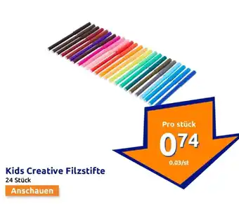 Action Kids creative filzstifte Angebot