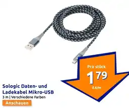 Action Sologic daten- und ladekabel mikro-usb Angebot