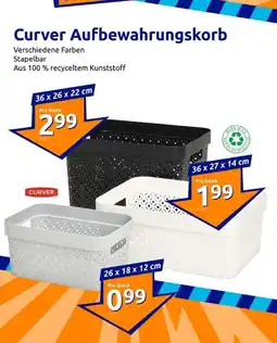 Action Curver aufbewahrungskorb Angebot