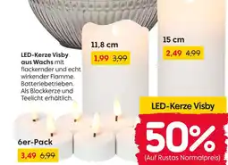 Rusta Visby led-kerze aus wachs Angebot