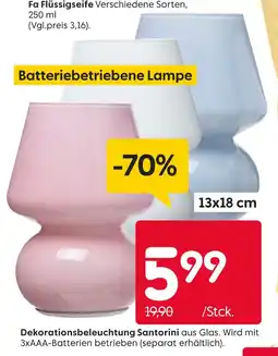 Rusta Fa batteriebetriebene lampe Angebot