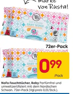 Rusta Nofo feuchttücher, baby Angebot