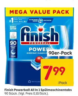 Rusta Finish powerball all in 1 spülmaschinentabs Angebot