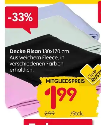 Rusta Decke flisan Angebot