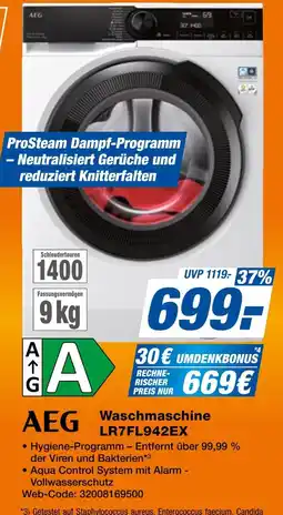 Expert Aeg waschmaschine lr7fl942ex Angebot