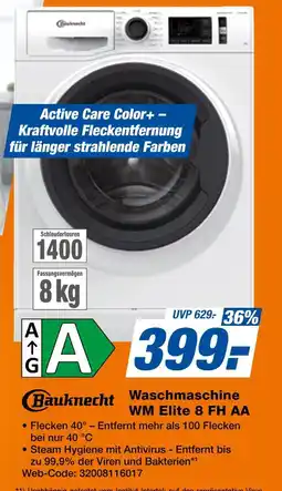 Expert Bauknecht waschmaschine wm elite 8 fh aa Angebot