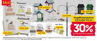 Rusta Vogelfutterstation mit futter Angebot