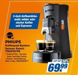 Expert Philips kaffeepad-system senseo select Angebot