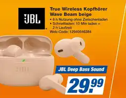 Expert Jbl true wireless kopfhörer wave beam beige Angebot