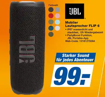 Expert Jbl mobiler lautsprecher flip 6 Angebot