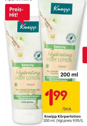 Rusta Kneipp körperlotion Angebot