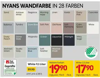 Rusta Nyans wandfarbe Angebot