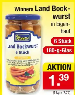 Zimmermann Winners land bockwurst Angebot