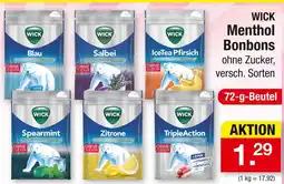 Zimmermann Wick menthol bonbons Angebot