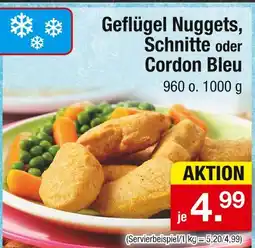 Zimmermann Geflügel nuggets, schnitte oder cordon bleu Angebot