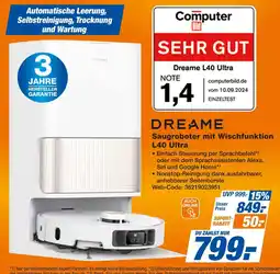 Expert Dreame saugroboter mit wischfunktion l40 ultra Angebot