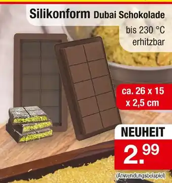 Zimmermann Dubai silikonform schokolade Angebot