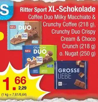 Zimmermann Ritter sport xl-schokolade Angebot