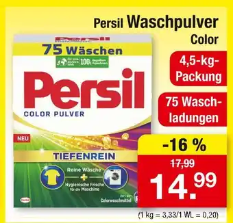 Zimmermann Persil waschpulver color Angebot