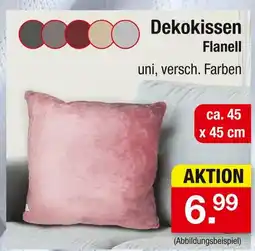 Zimmermann Flanell dekokissen Angebot